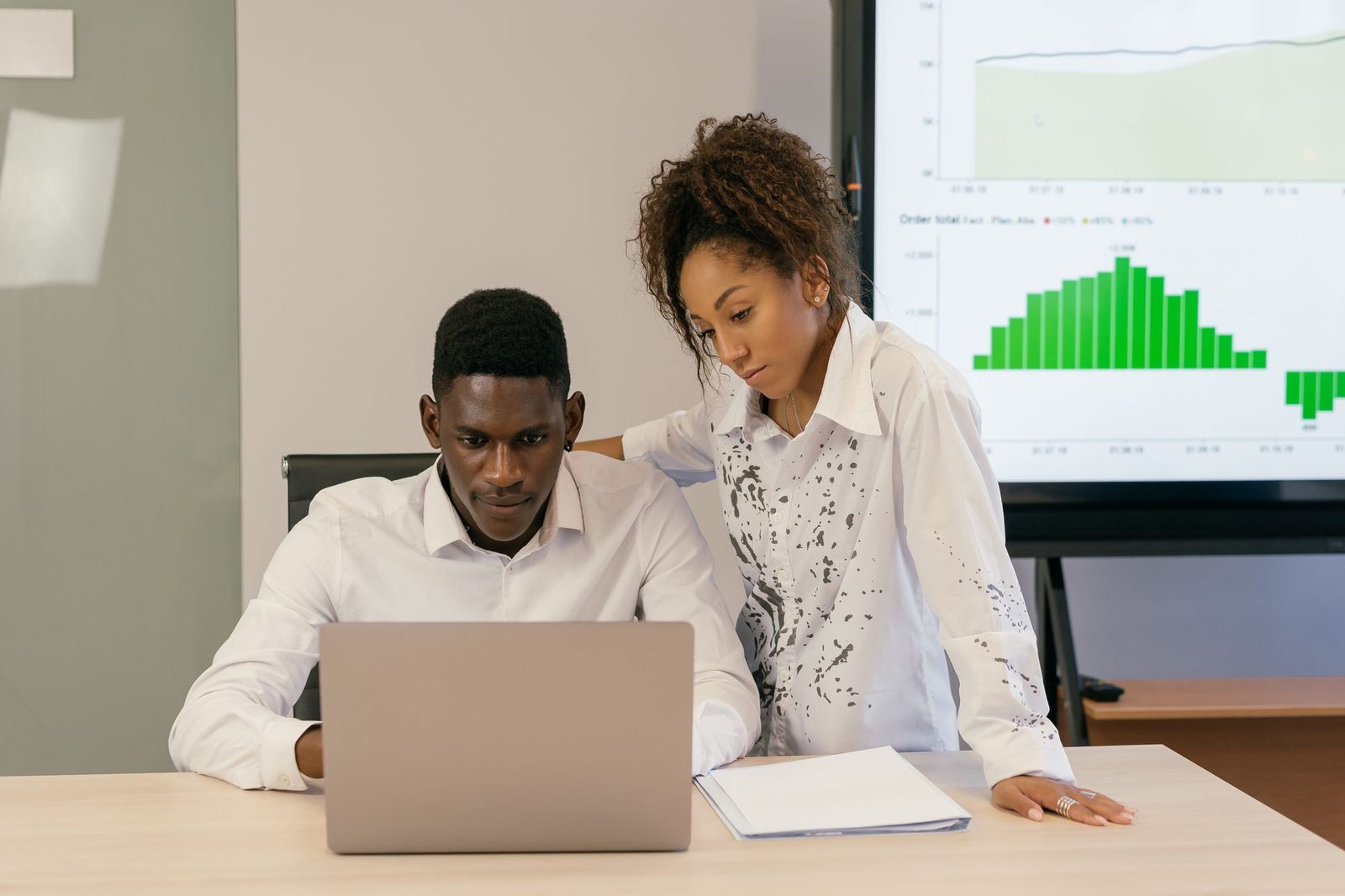 Marketing team reviewing campaign analytics